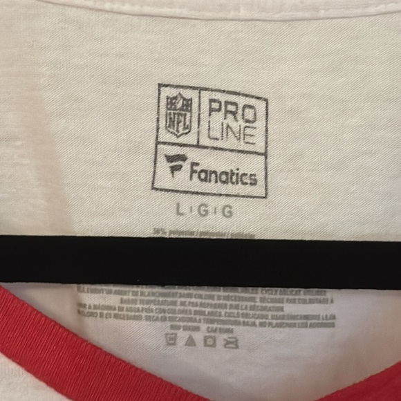 Kansas City Chiefs Fanatics Women’s 3/4 sleeve t-shirt - L - Picture 2 of 5